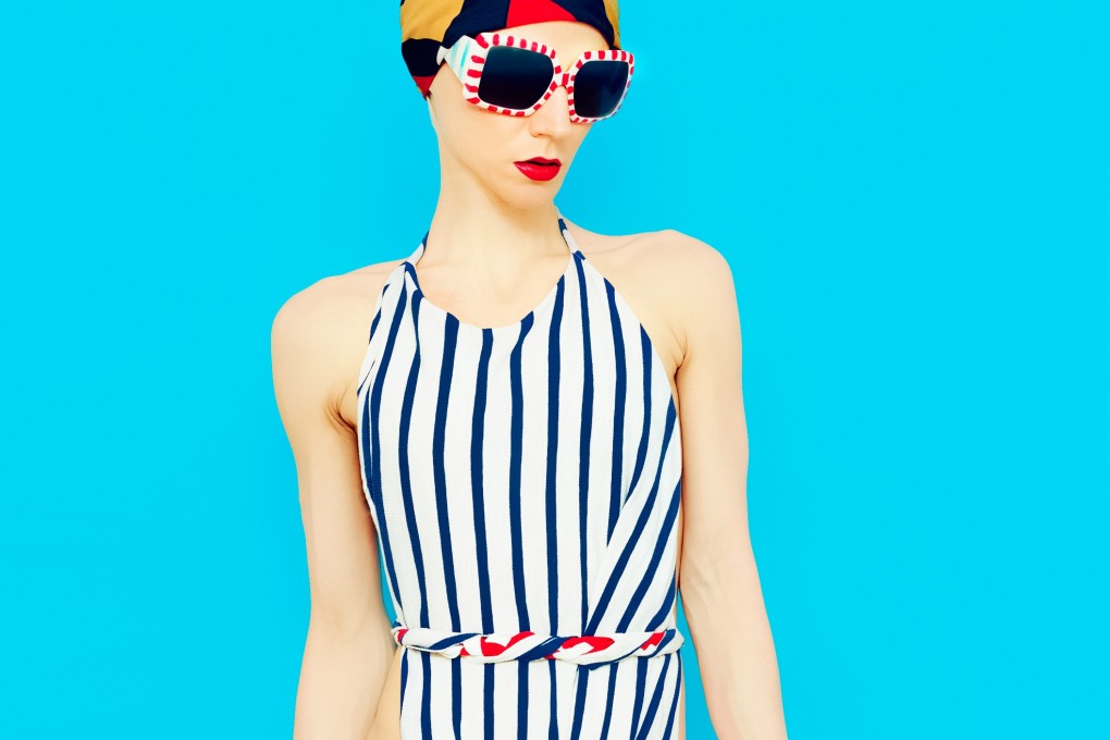 Swimwear with a belt can create the illusion of an hourglass figure, although make sure to try before you buy