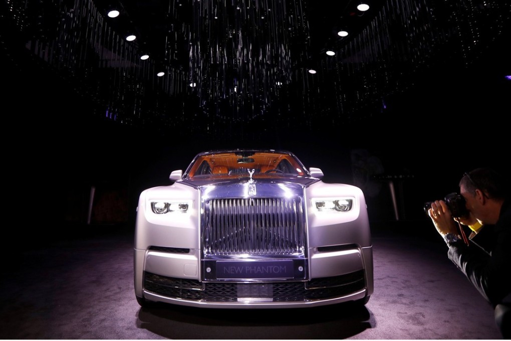 A new Rolls-Royce Phantom is premiered at an event at Bonhams and in conjunction with an exhibition of previous models of the car, in London, last July. Photo: Reuters