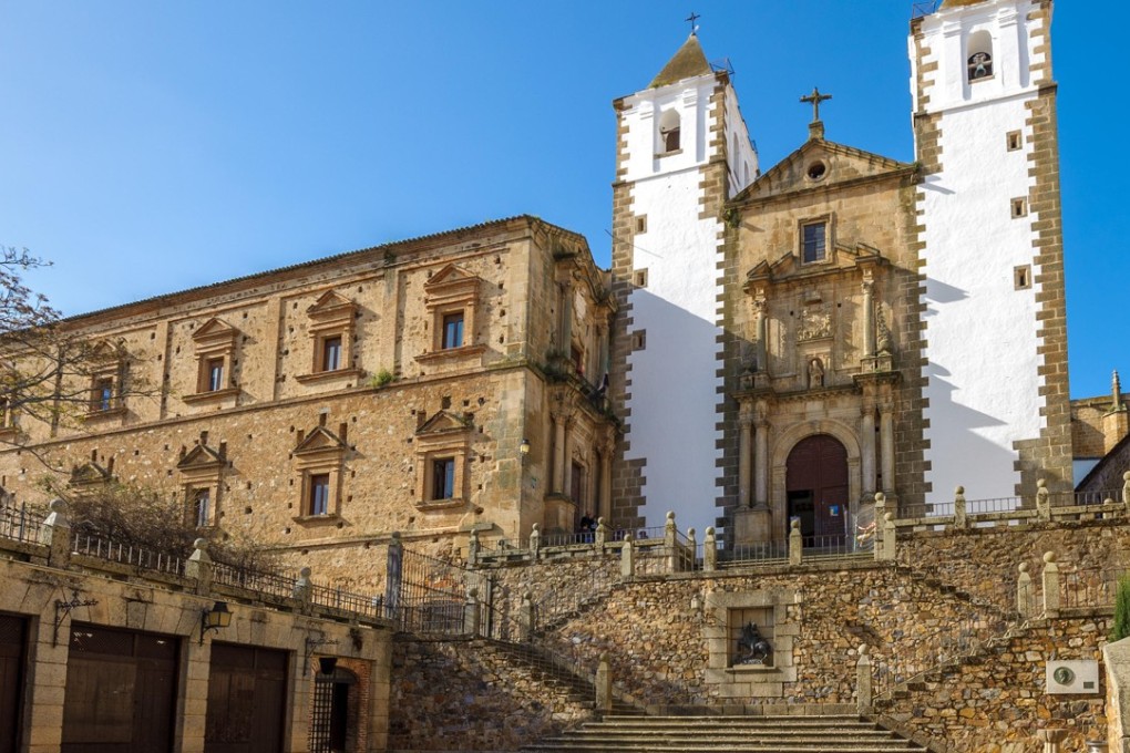 The Church of San Francisco in Caceres, Extremadura, a region in western Spain bordering Portugal. Photo: Alamy