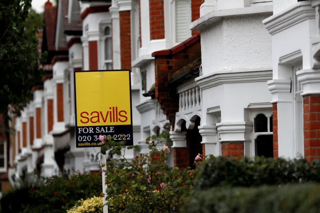 Prices in London fell by 0.5 per cent, with smaller apartments falling faster than bigger homes. Photo: Reuters