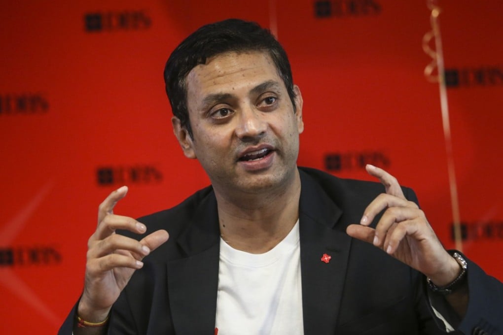 Ajay Mathur, head of consumer banking and wealth management at DBS Bank (Hong Kong), says the bank is making “very good progress” in its own digital initiatives. Photo: David Wong