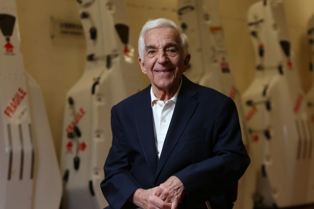 Pianist and conductor Vladimir Ashkenazy at the Hong Kong Cultural Centre, in Tsim Sha Tsui. Picture: Xiaomei Chen