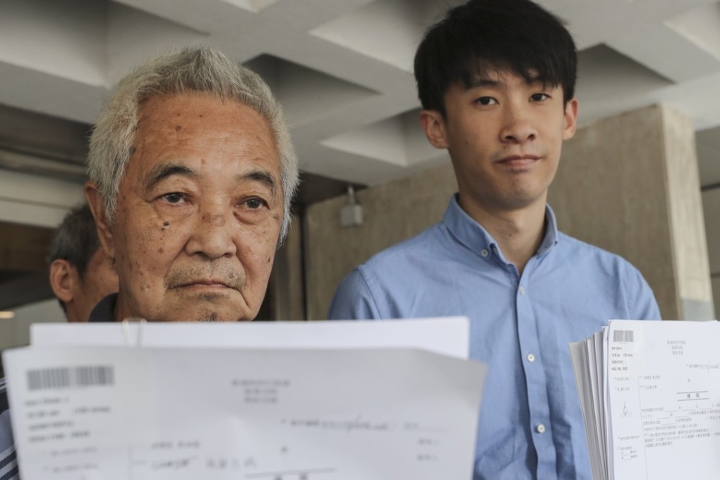 Kwok Cheuk-kin (left) and Baggio Leung outside the High Court. Photo: Winson Wong