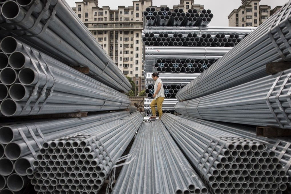 Washington imposed tariffs of 25 per cent on steel and 10 per cent on aluminium on the grounds that the imported metals pose a threat to national security. Photo: Bloomberg
