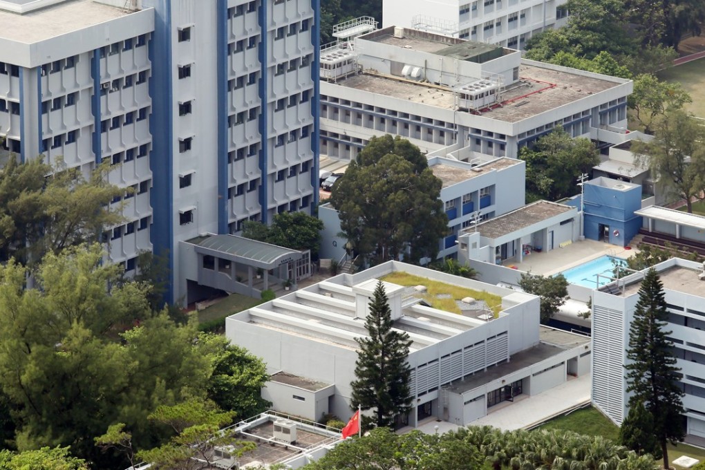 The incident took place at Hong Kong’s police training college in Wong Chuk Hang. Photo: Nora Tam
