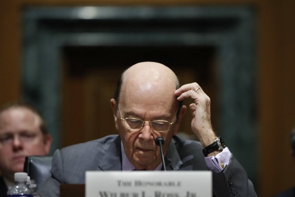 US Secretary of Commerce Wilbur Ross. Photo: AP
