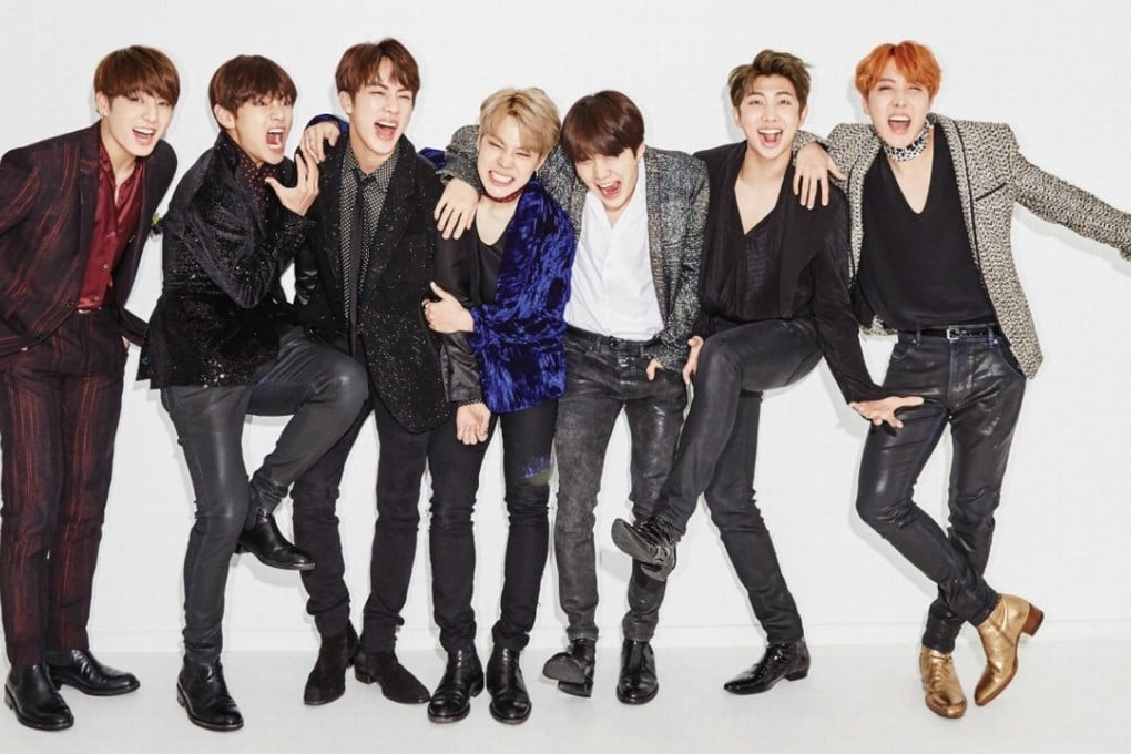 South Korean boy band phenomenon BTS are the first K-pop group to reach the top of the US album charts.