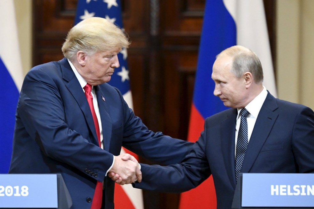 US President Donald Trump with Russian President Vladimir Putin. Photo: Xinhua