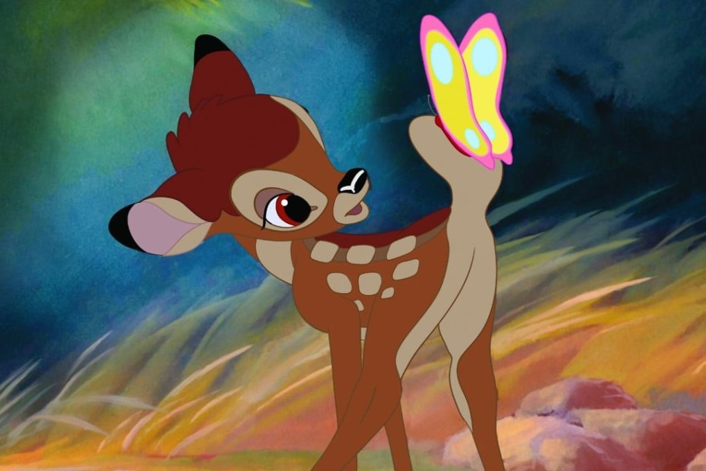 A scene from Bambi (1942).