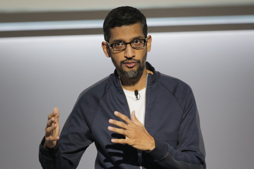 Responding to the ruling, Google CEO Sundar Pichai emphasised the choices the Android operating system offers handset makers and carriers. Photo: AFP