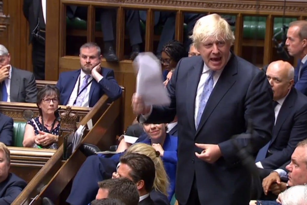 Boris Johnson, Britain's former foreign secretary, speaking in the House of Commons on Wednesday and urging members of parliament that it was ‘not too late to save Brexit’. Photo: UK Parliamentary Recording Unit via AFP
