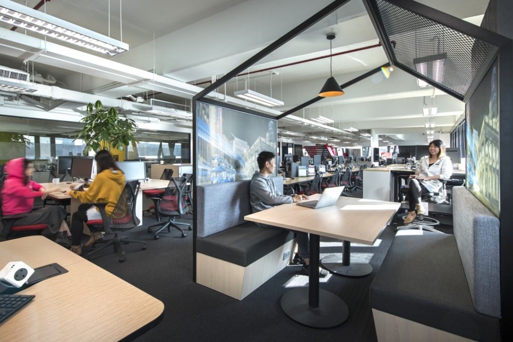 Inside Puma’s new agile office in Hong Kong that opened in September last year.