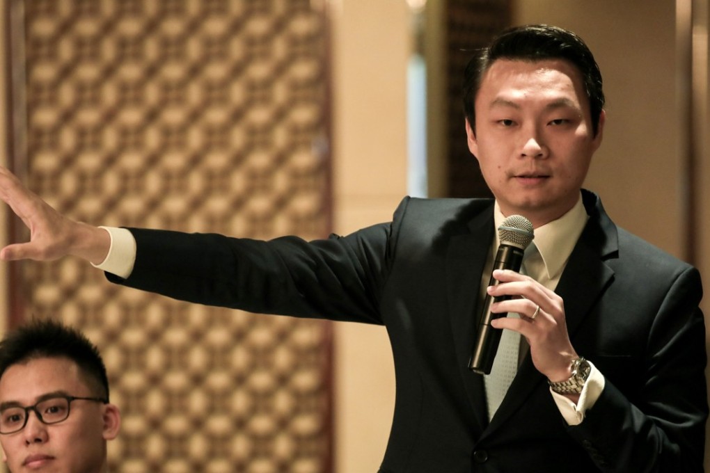 ITF founder Lim Hui Jie says his company will apply for a virtual bank license in Hong Kong. Photo: Jonathan Wong