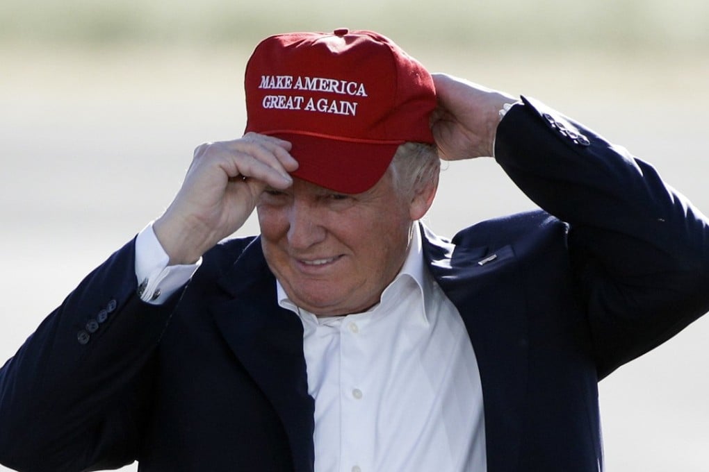 The ‘Make America Great Again’ caps much loved by US President Donald Trump and his supporters will become more expensive if tariffs threatened by Washington on Chinese imports come into effect. Photo: AP