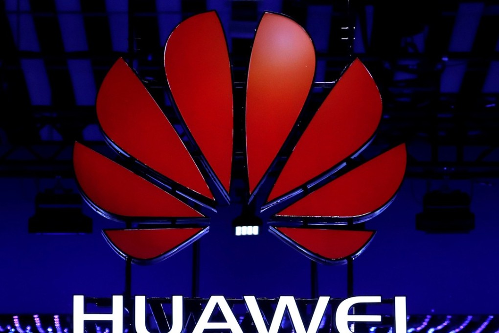 FILE PHOTO: The Huawei logo is seen during the Mobile World Congress in Barcelona, Spain, February 26, 2018. REUTERS/Yves Herman/File Photo