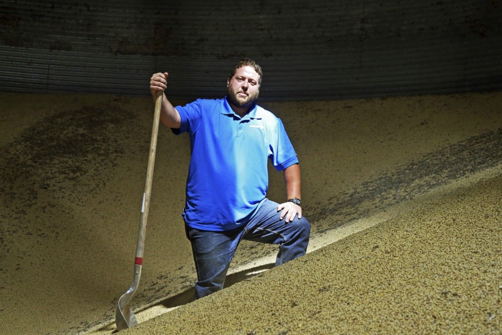 Minnesota soybean farmer Michael Petefish said his only option was to put his beans storage and hope the situation would improve. Photo: AP