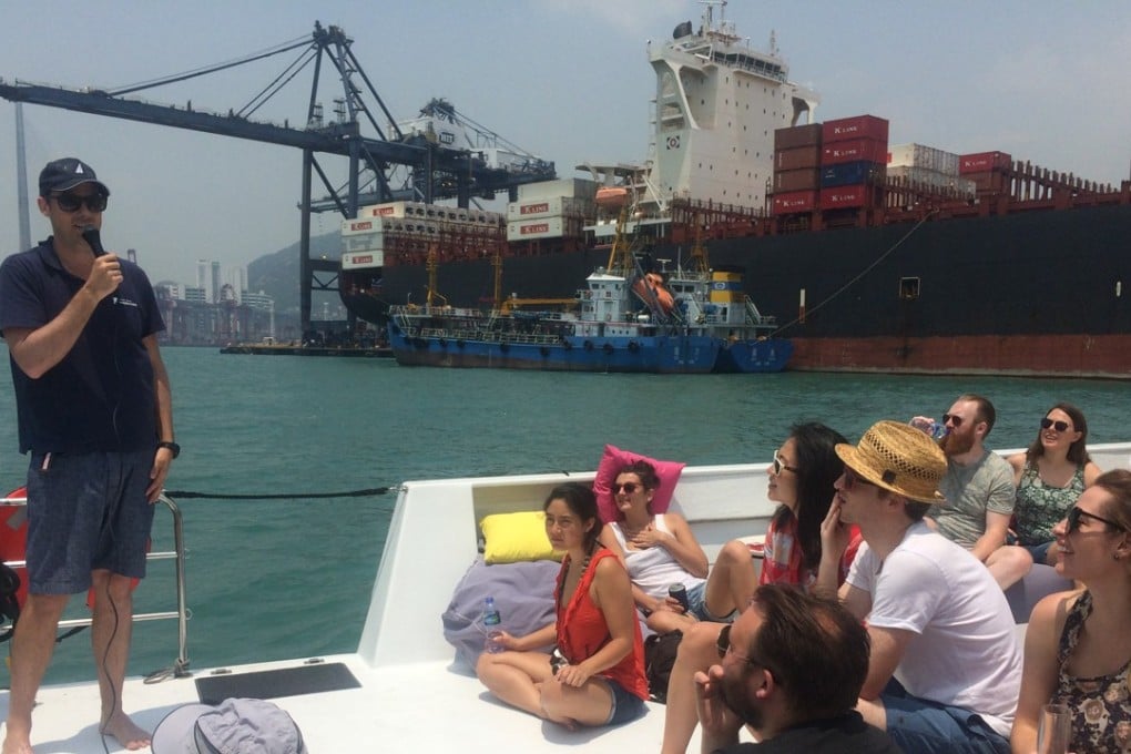 James Hargraves hosts the port tour aboard the Jungle Jane.