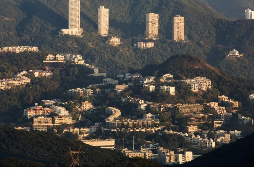 Residential buildings stand in the Shouson Hill area of Hong Kong. Photo: Bloomberg