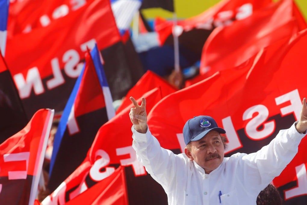 Nicaragua's President Daniel Ortega arrives for an event to mark the 39th anniversary of the Sandinista revolution in Managua, Nicaragua, on Thursday. Photo: Reuters