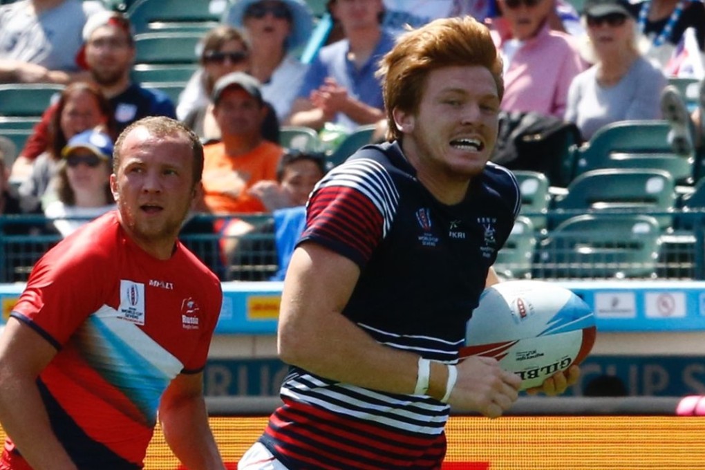 Liam Herbert heads for the try line. Photo: TrySportimages/Martin Seras Lima