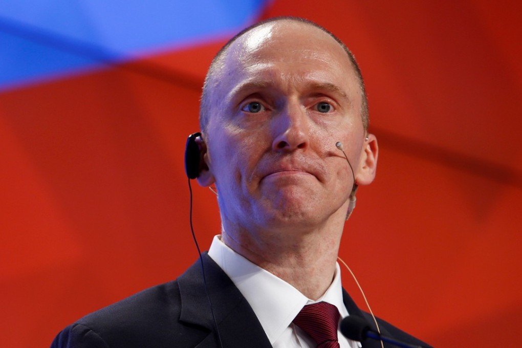 File photo of Carter Page, one-time adviser to Donald Trump during his presidential campaign. Photo: Reuters