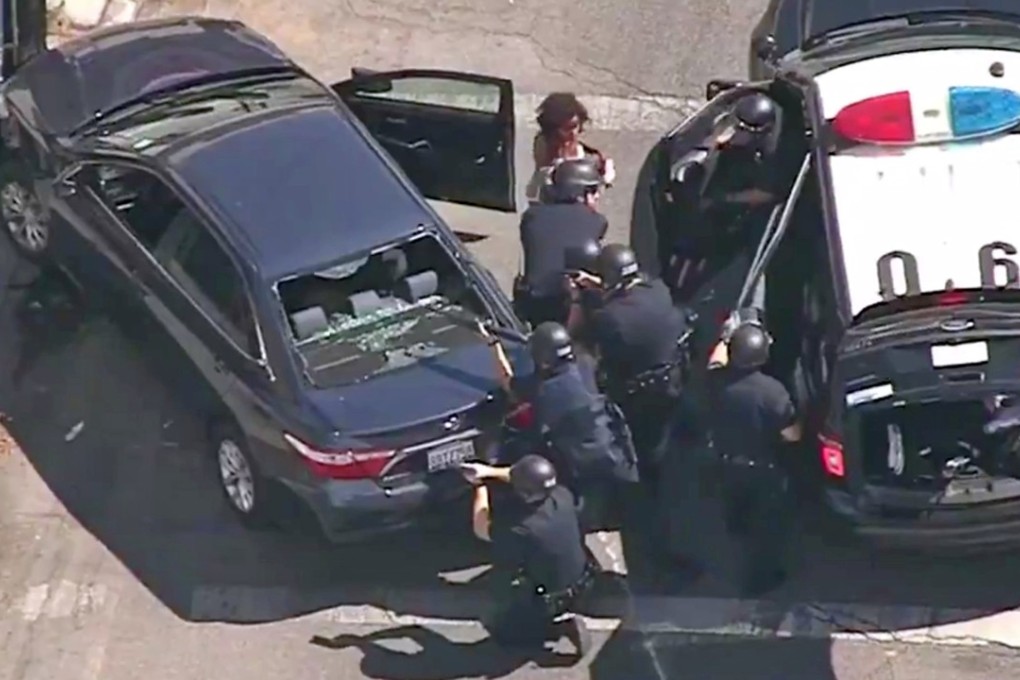 One dead after police pursuit and shoot-out in Los Angeles | South ...