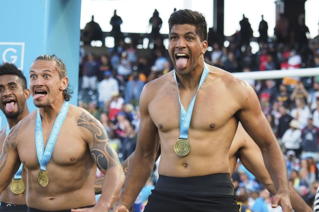 New Zealand perform the haka after winning the men's final at the Rugby World Cup Sevens. Photo: USA TODAY Sports