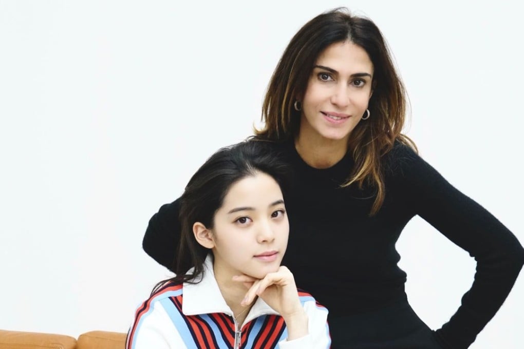 Founder of French label Maje, Judith Milgrom, with influencer Nana Ou-yang, who is the face of the brand’s 20th anniversary collection.