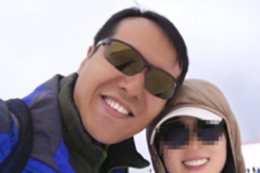 The search is on for a missing Hong Kong paraglider, Patrick Chung (left), who was blown off course during a flight on Lantau on Sunday. Photo: Facebook