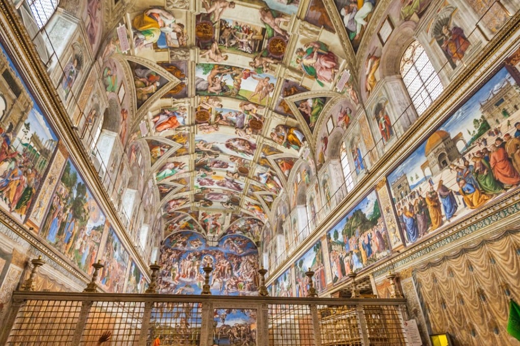 The Sistine Chapel ceiling, painted by Michelangelo between 1508 and 1512, remains one of Rome’s most visited attractions. Picture: Alamy