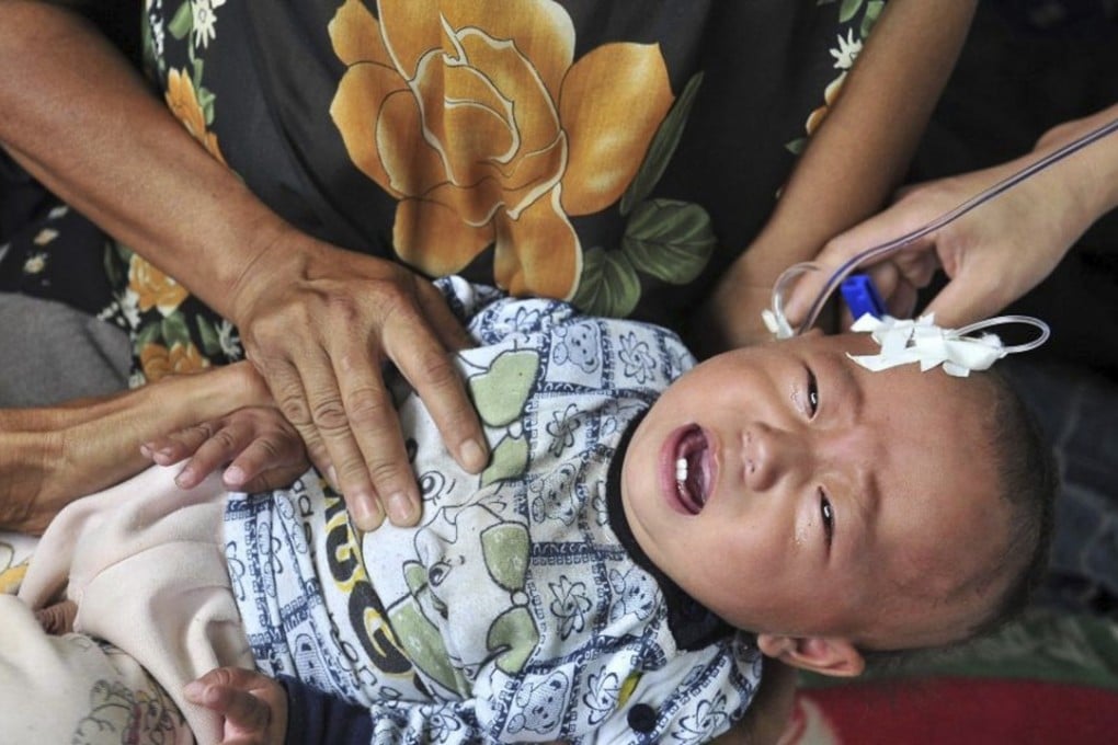 At least four children died and more than 10,000 sickened in the 2008 melamine milk powder scandal. Photo: Reuters