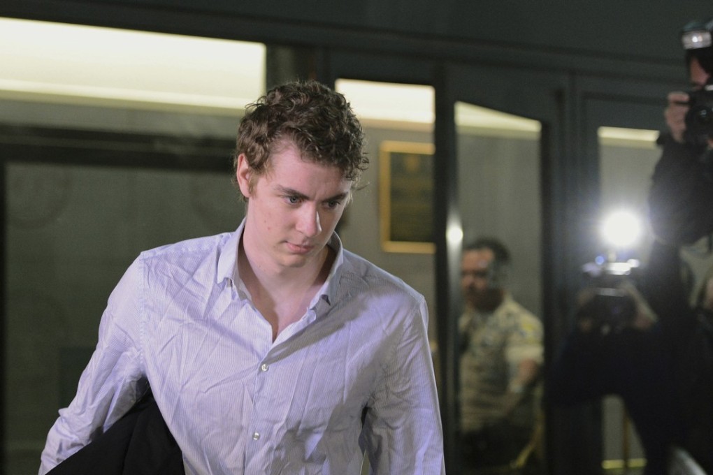 In this September 2, 2016, file photo, Brock Turner leaves the Santa Clara County Main Jail in San Jose, California. Photo: AP