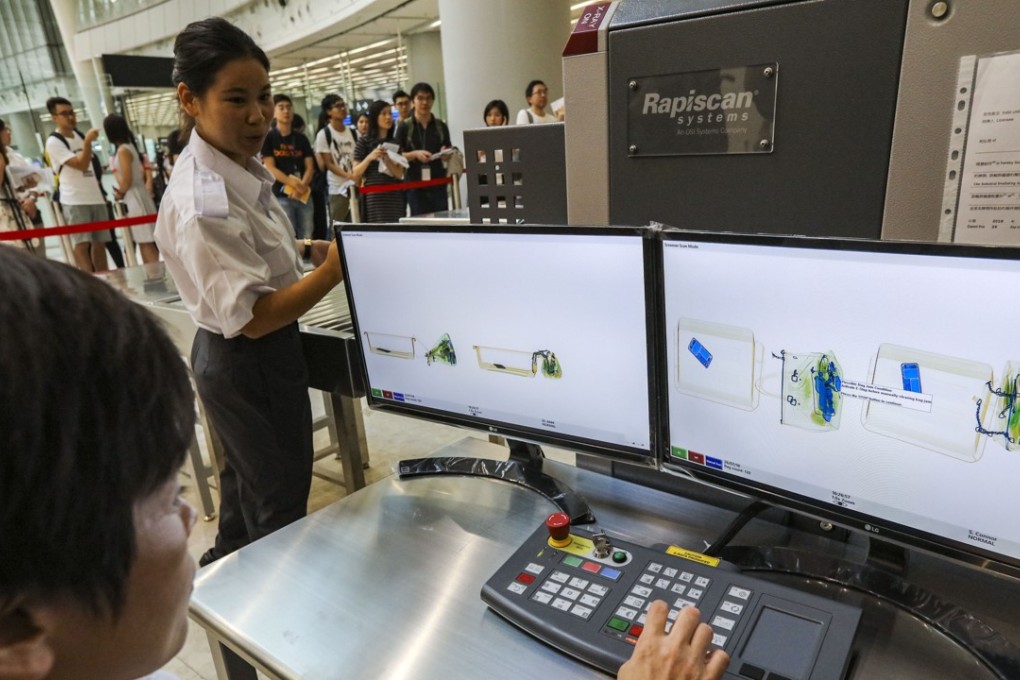 MTR officials held a briefing on the facilities for passengers using the high-speed rail link on Thursday. Photo: Felix Wong