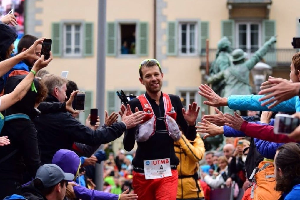 Francois d’Haene wins the 2017 UTMB – the last winner to cross the line ahead of this year’s introduction of prize money. Photo: Hoka One One