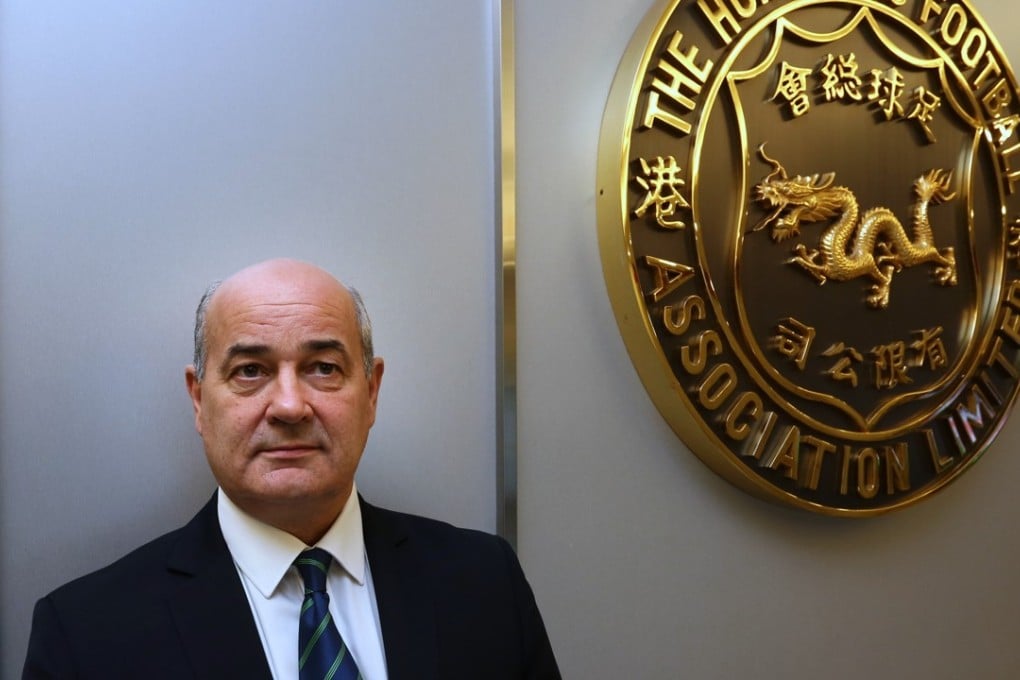Hong Kong FA CEO Mark Sutcliffe will not be offered a new deal when his current one expires and will leave his role in two months. Photo: Jonathan Wong