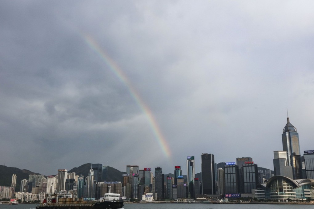 Hong Kong experienced temperatures of about 33 degrees Celsius in the afternoon on Friday. Photo: Felix Wong