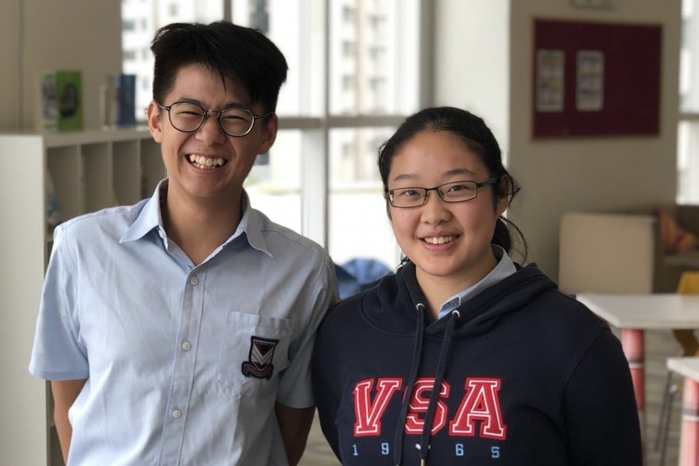 Daniel Sin and Cherrie Liu from Victoria Shanghai Academy