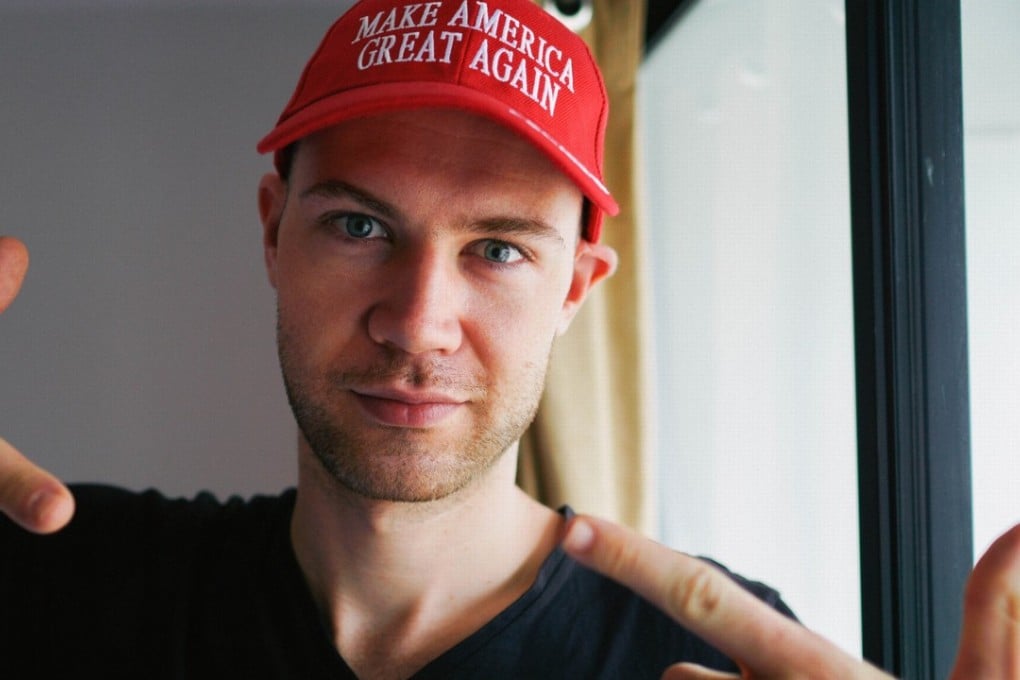 British pickup artist Nicholas Coakley is a big fan of Donald Trump. Photo: Explorer Nick Uncut