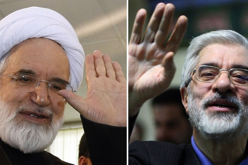 Mir Hossein Mousavi and Mehdi Karroubi were reformist candidates in the controversial election of 2009, which was won by hardliner Mahmoud Ahmedinejad. File photo: AFP