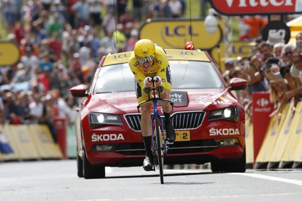 Britain’s Geraint Thomas is on the verge of a first Tour de France title at 32 years old. Photo: AP