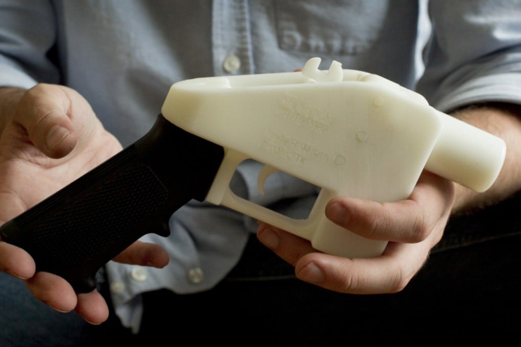 A plastic pistol that was made on a 3D printer. Photo: Austin American-Statesman via AP