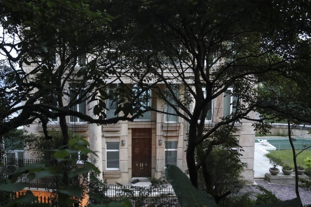 House 3 of 28 Gough Hill at The Peak in Hong Kong, with a glimpse of its private pool, as of 26 July 2018. Photo: SCMP/Edward Wong