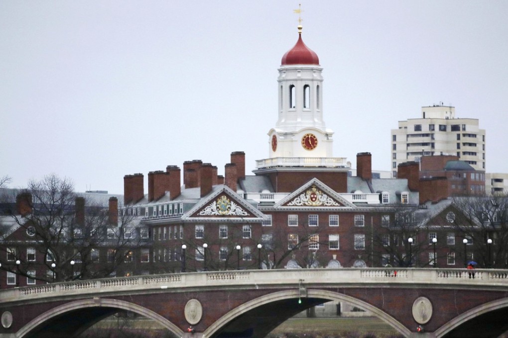 The Harvard University campus in Cambridge, Massachusetts. Harvard considers race as part of its admissions process. Photo: AP