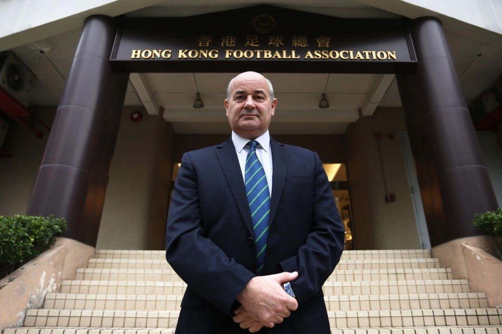 Mark Sutcliffe, CEO of the Hong Kong Football Association, is expected to leave his post when his contract ends in the coming weeks. Photo: Jonathan Wong