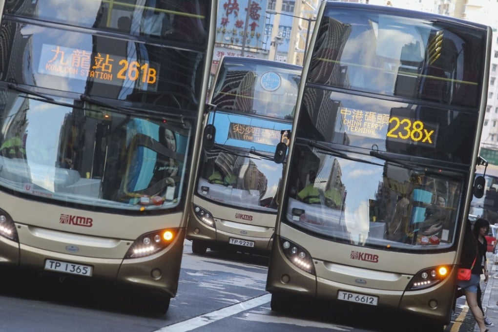 KMB buses on Nathan Road in Mong Kok. Photo: Felix Wong