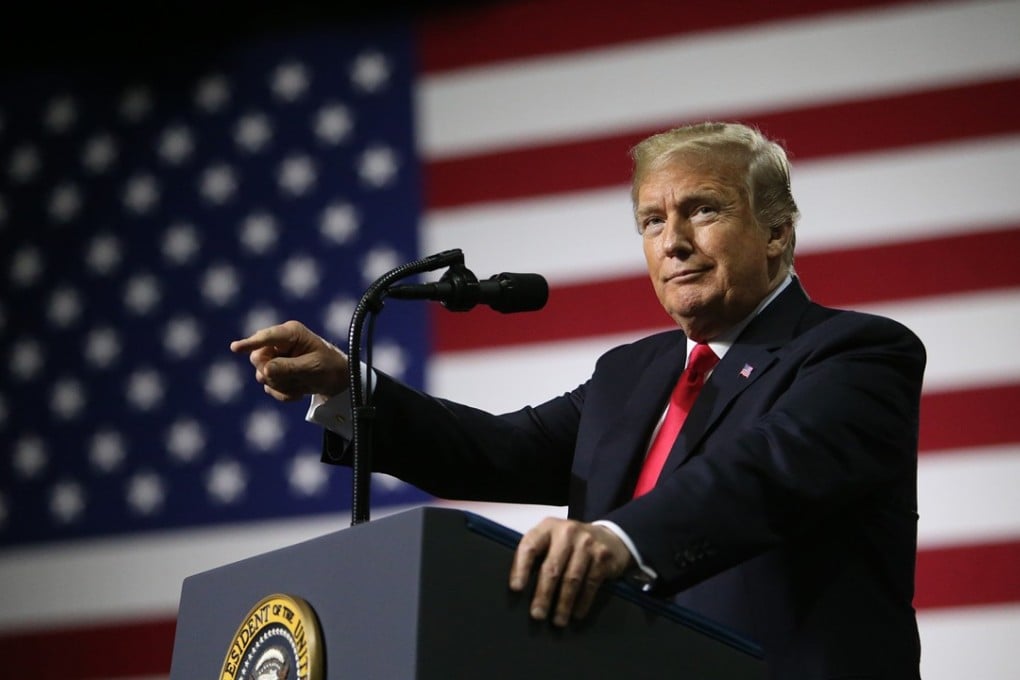 Donald Trump at the Florida rally. Photo: TNS