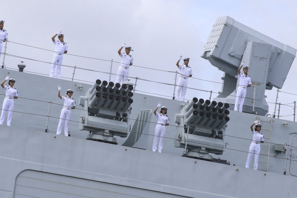 Sailors from the PLA navy will join the exercise but will not take part in live fire drills. Photo: SCMP / David Wong