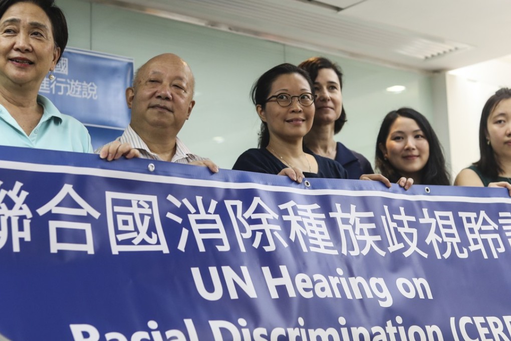 Emily Lau Wai-hing (left) with other NGO delegates. Lau will take part in her 30th UN committee meeting when the group heads to Geneva this month. Photo: Winson Wong