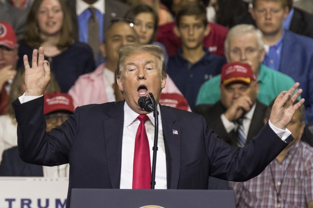 Donald Trump has already proposed 10 per cent tariffs on US$200bn in goods. These may now be increased to 25 per cent. Photo: EPA-EFE