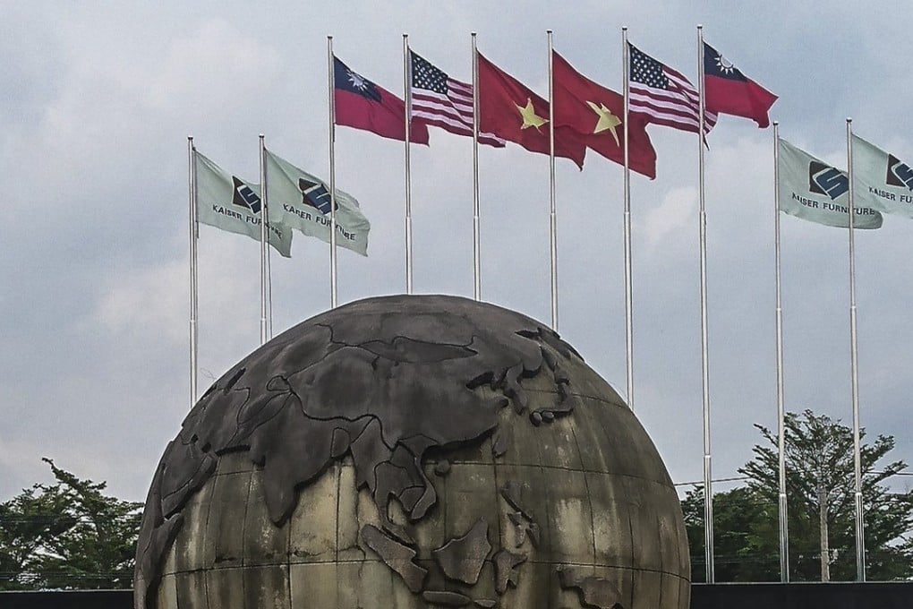 Taiwan firm Kaiser 1 Furniture “openly and honourably raises Taiwan’s national flag every day”. Photo: CNA